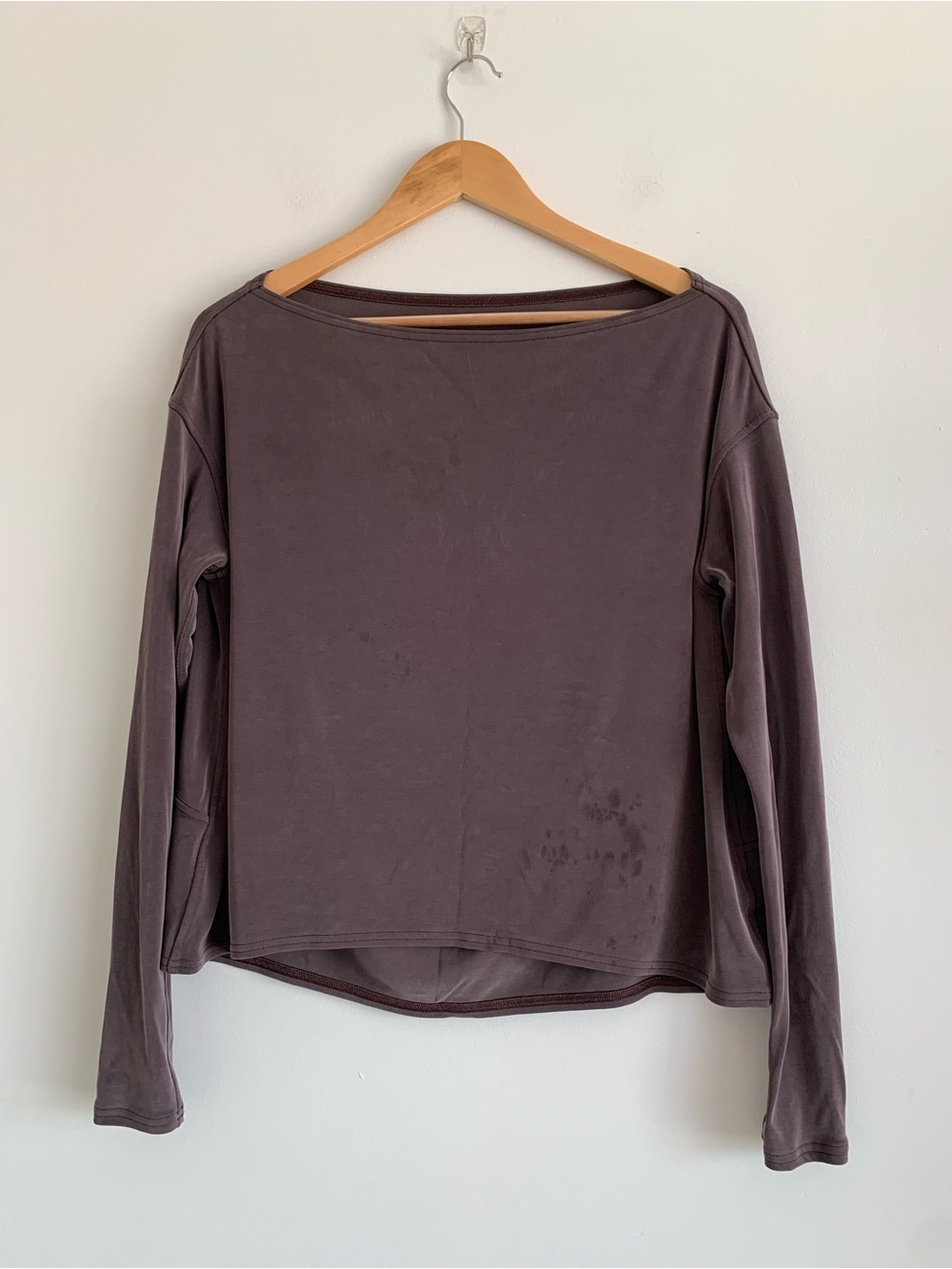 Lululemon Drapey Softstreme Off-The-Shoulder Long-Sleeve